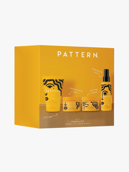Pattern Mini Stylers Kit in multiple branded components on a light gray background